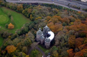 Castell Coch from the air by John Bulpin