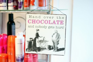 Chocolate Salon Sign