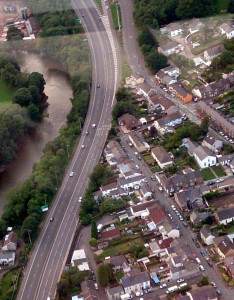 Tongwynlais from the air by John Bulpin