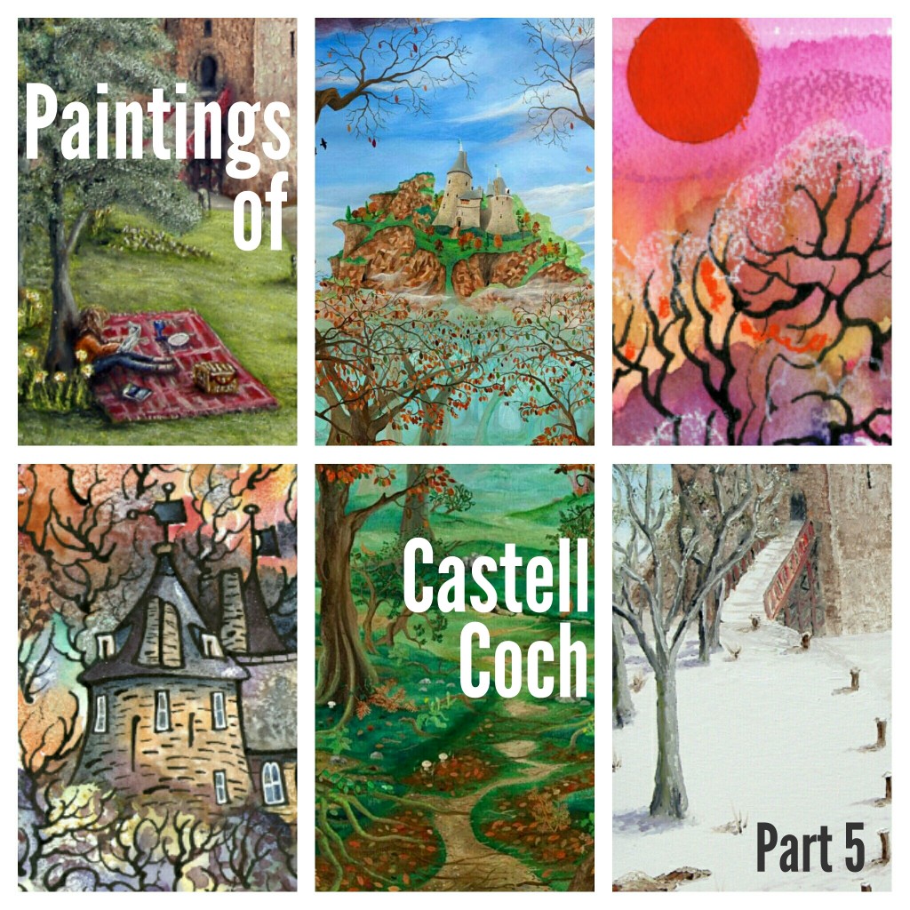 Paintings of Castell Coch part 5
