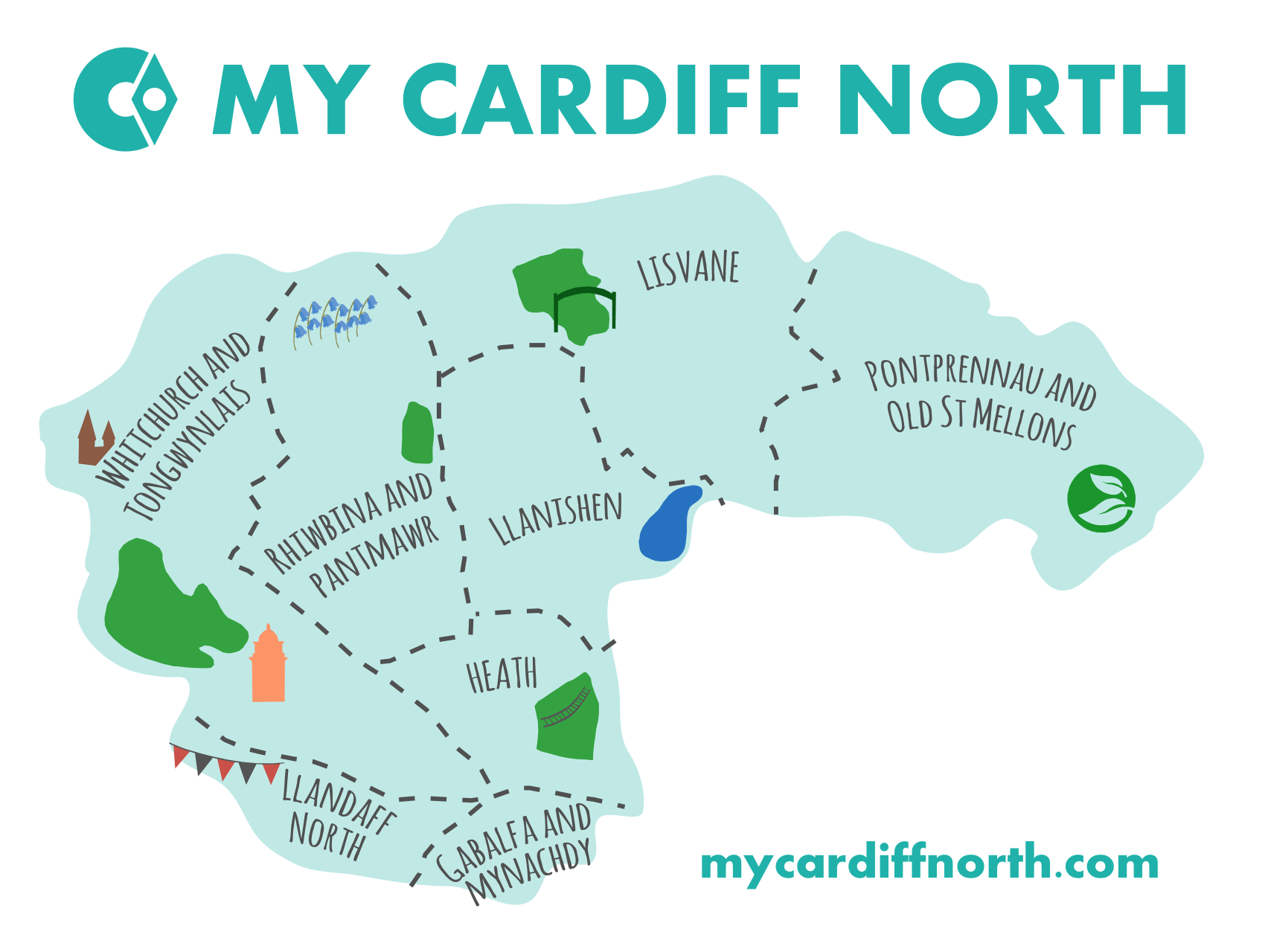 Map of Cardiff North