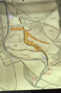 Map of Whitchurch Canal Reserve in early 1980s