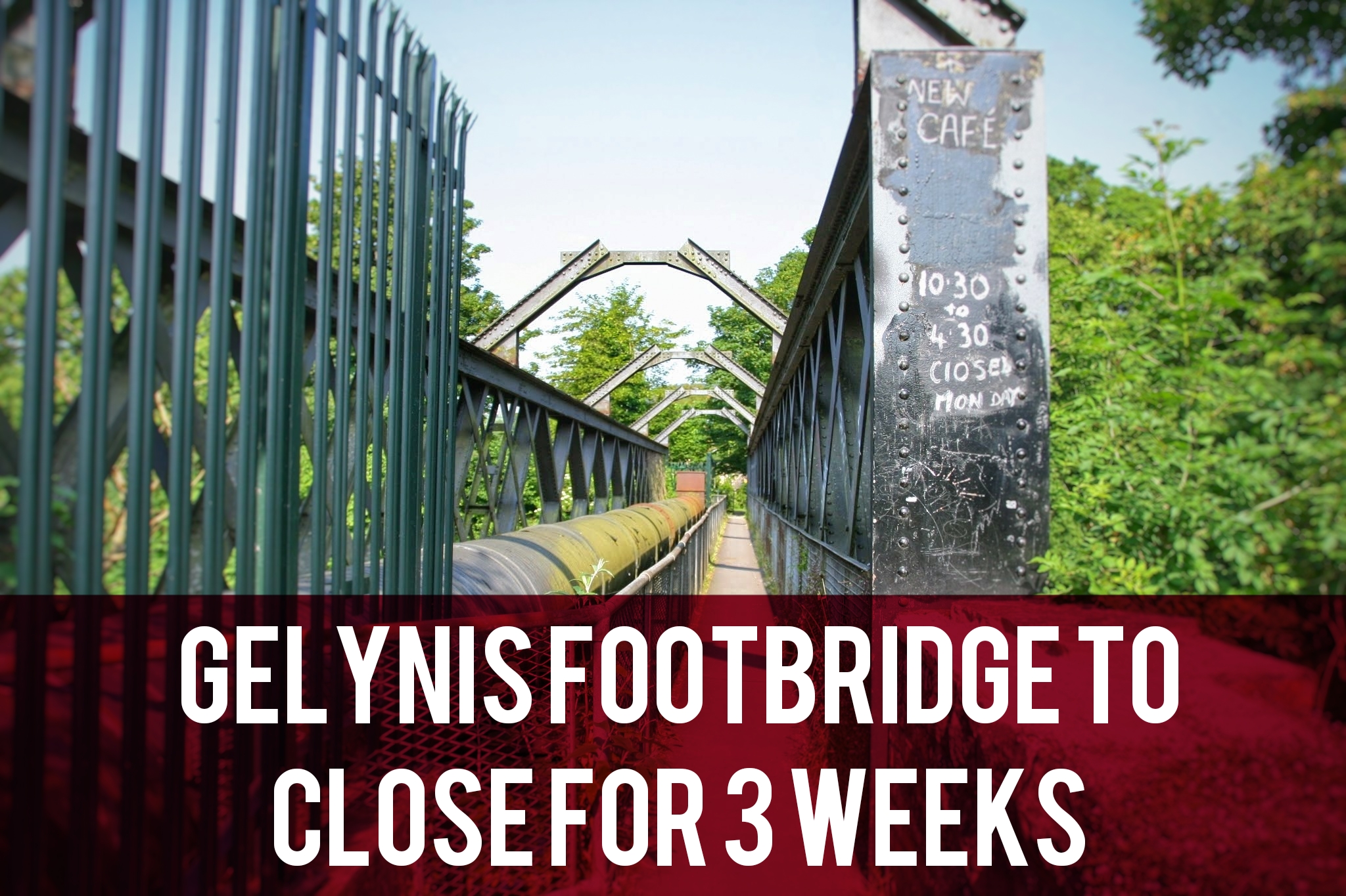 Gelynis footbridge closure header