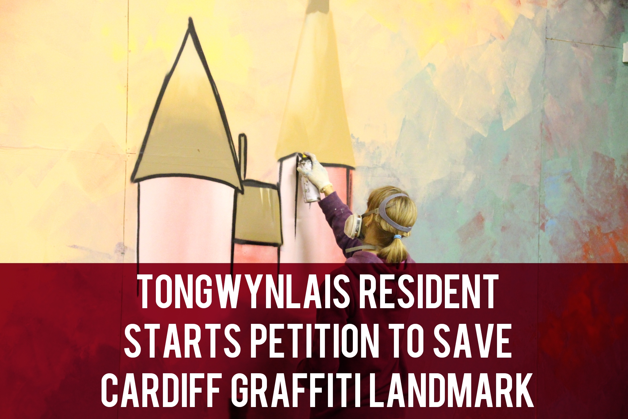 Tongwynlais resident graffiti petition header