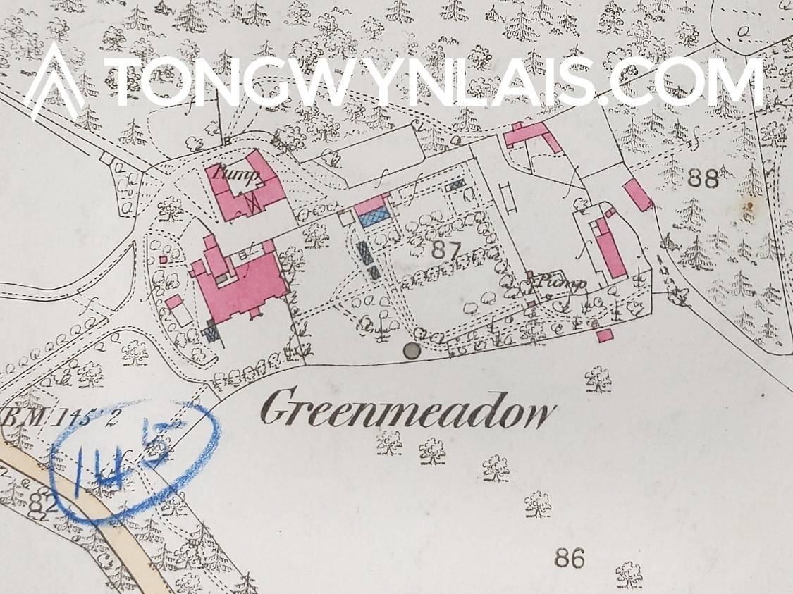 Greenmeadow House Map 1837