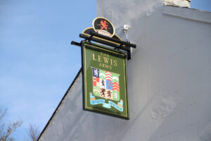 The Lewis Arms pub sign