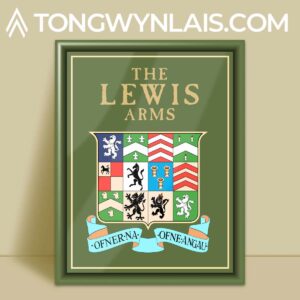 The Lewis Arms pub sign illustration