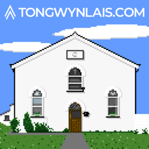 Pixel art illustration of Ainon Church