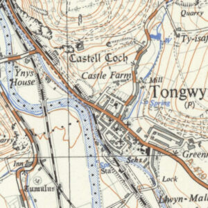 Map of Tongwynlais 1937-61