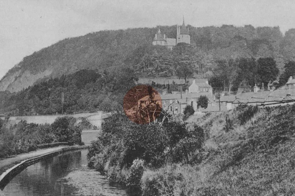 Old photo of Tongwynlais village, Cardiff