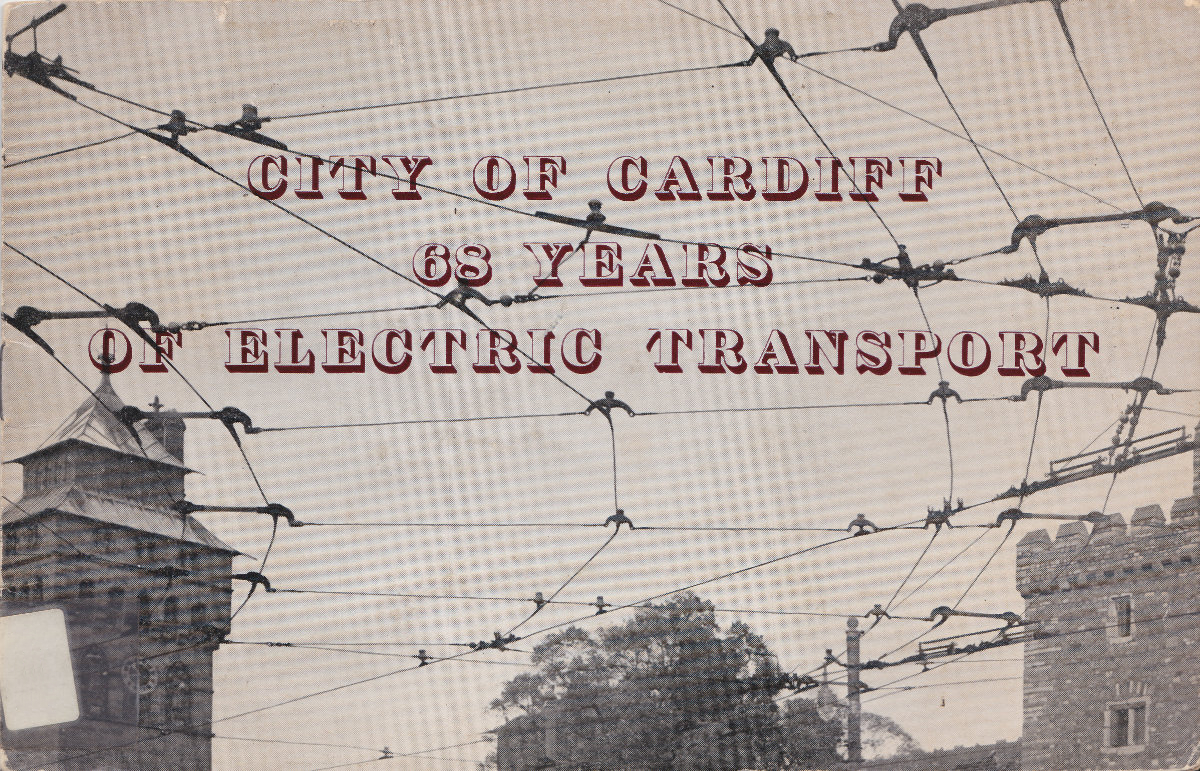 68 Years of Electric Passenger Transport booklet front cover