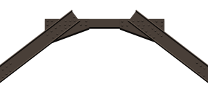 Illustration of an iron bridge