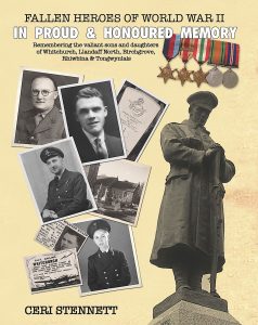 Front cover of book featuring images of soldiers and medals.