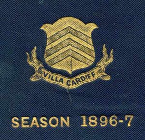 Villa Cardiff coat of arms from Cardiff Football Club Season Ticket 1896-1897